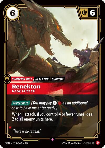Renekton, Rage Fueled 019/166