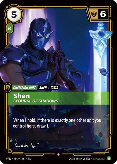 Shen, Scourge of Shadows 042/166