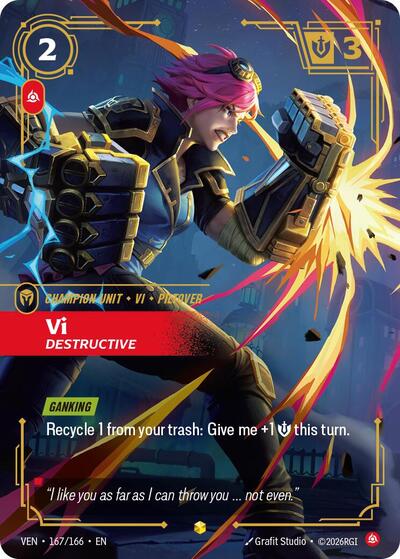 Vi, Destructive 167/166