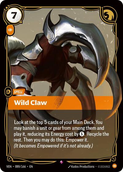 Wild Claw 089/166