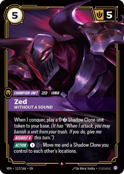 Zed, Without a Sound 112/166