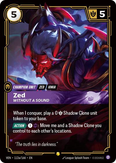 Zed, Without a Sound 112a/166