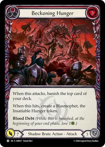 Beckoning Hunger (Red)