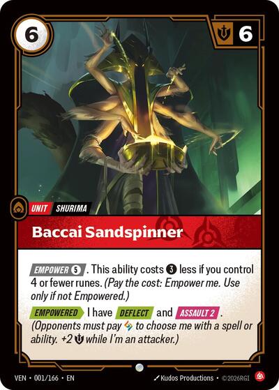 Baccai Sandspinner 001/166