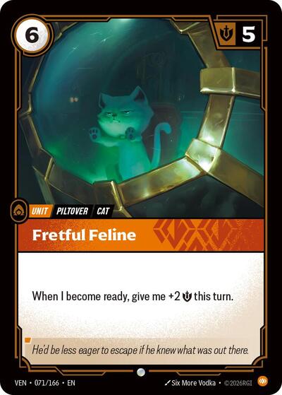 Fretful Feline 071/166
