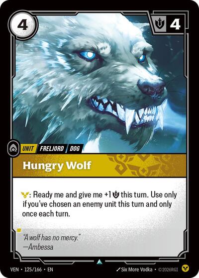 Hungry Wolf 125/166