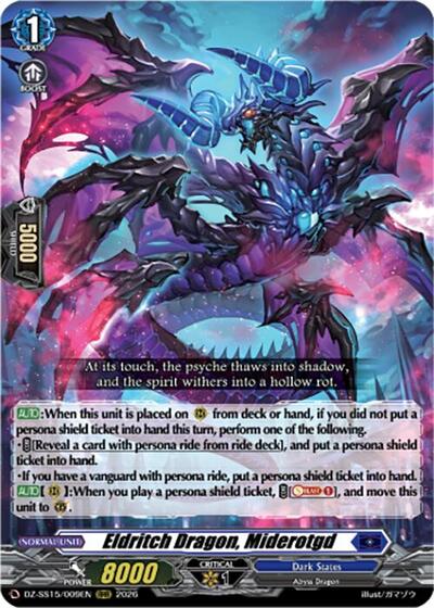 Fiendish Misfortune Dragon, Miderotgd [D-Format] DZ-SS15/009EN