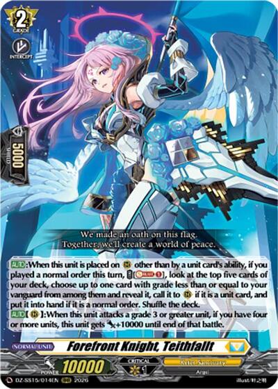 Forefront Knight, Teithfallt [D-Format] DZ-SS15/014EN