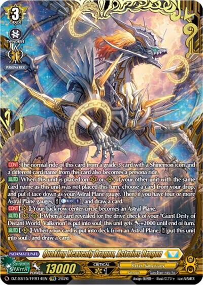 Quaking Heavenly Dragon, Astraios Dragon [D-Format] DZ-SS15/FFR14EN