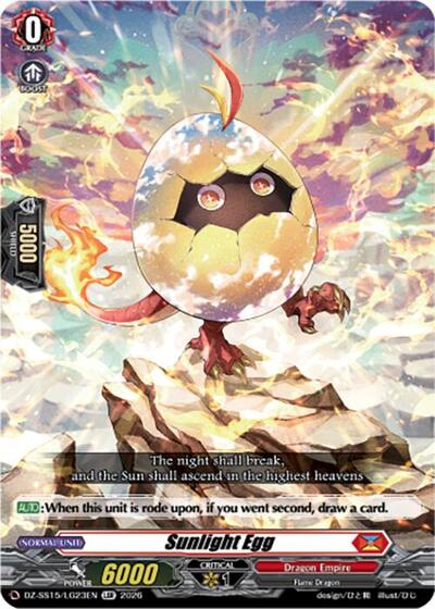 Sunlight Egg [D-Format] DZ-SS15/LG23EN