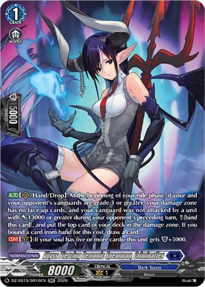 Abyss Piercing Demonic Spearman, Criminatles [D-Format] DZ-SS15/SR16EN