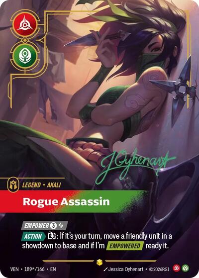 Akali, Rogue Assassin 189*/166
