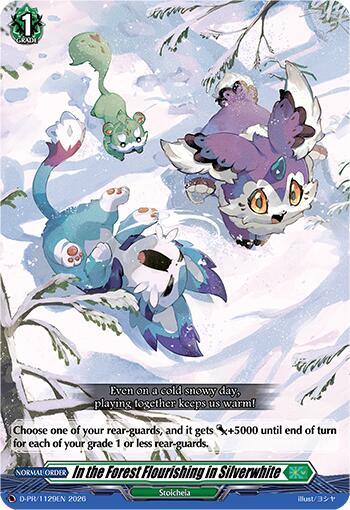 In the Forest Flourishing in Silverwhite [D-Format] D-PR/1129EN