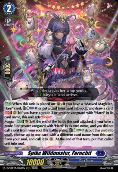 Spike Wildmaster, Farnchit [D-Format] DZ-BT15/008EN