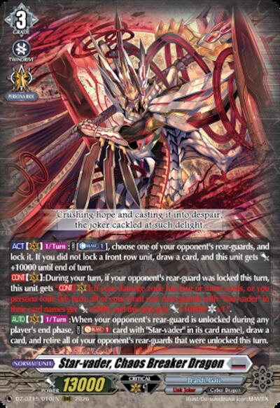 Star-vader, Chaos Breaker Dragon [D-Format] DZ-BT15/010EN