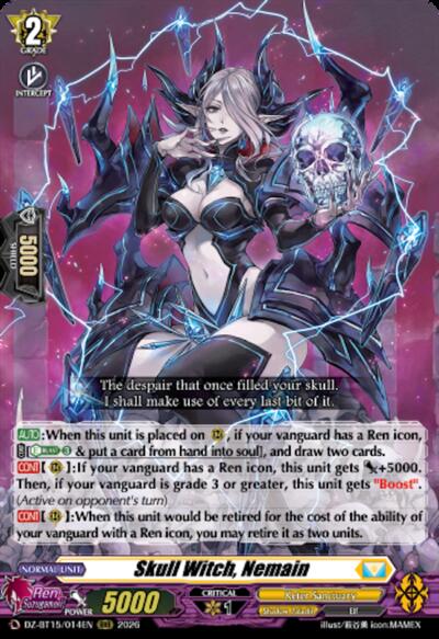 Skull Witch, Nemain [D Format] DZ-BT15/014EN