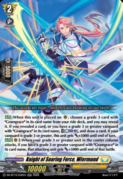 Knight of Soaring Force, Wiermund [D-Format] DZ-BT15/032EN
