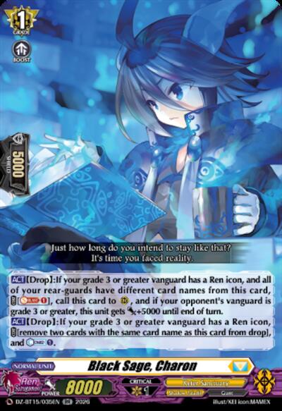 Black Sage, Charon [D Format] DZ-BT15/035EN