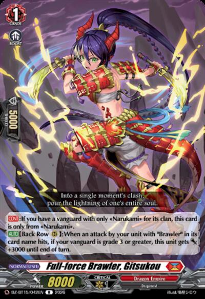 Full-force Brawler, Gitsukou [D-Format] DZ-BT15/042EN