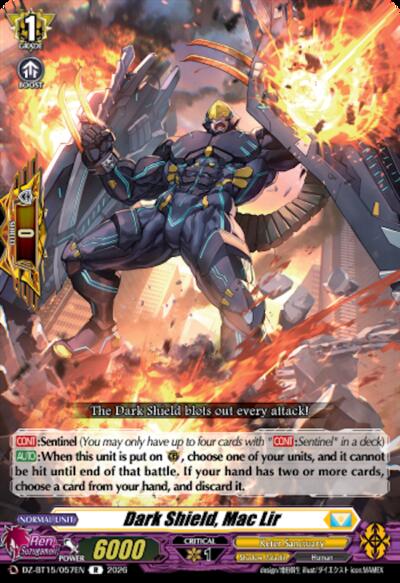 Dark Shield, Mac Lir [D-Format] DZ-BT15/057EN
