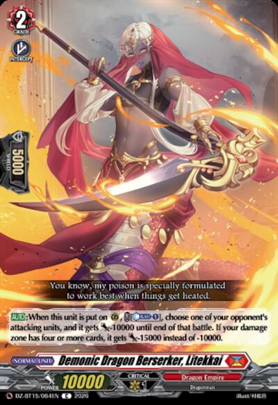Demonic Dragon Berserker, Litekkai [D-Format] DZ-BT15/064EN