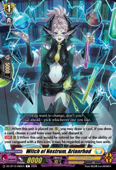 Witch of Nostrum, Arianrhod [D-Format] DZ-BT15/089EN