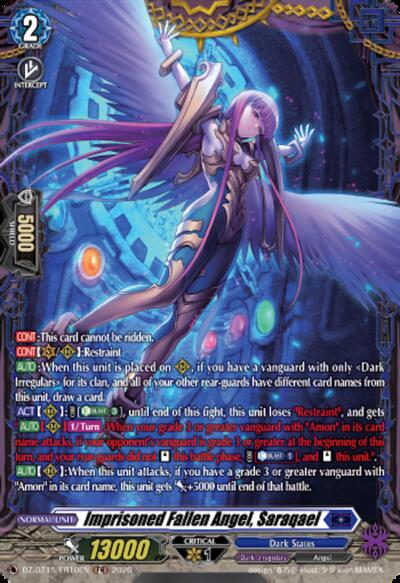 Imprisoned Fallen Angel, Saraqael [D-Format] DZ-BT15/FR10EN