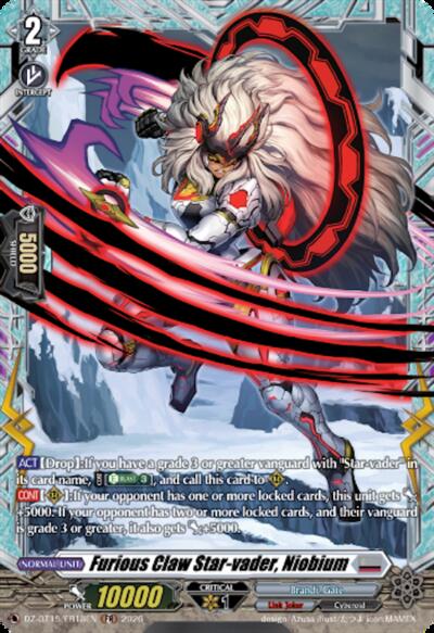 Furious Claw Star-vader, Niobium [D-Format] DZ-BT15/FR18EN