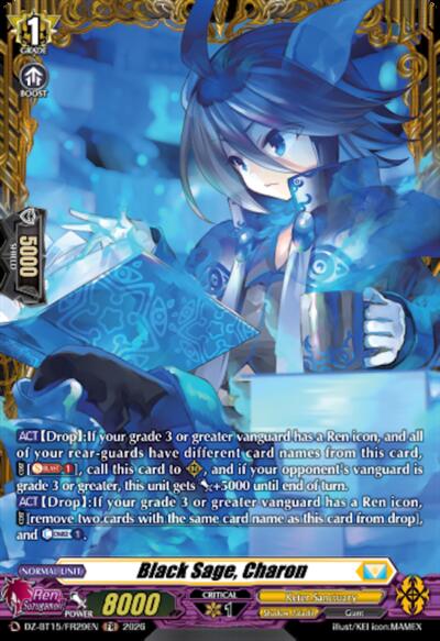 Black Sage, Charon [D Format] DZ-BT15/FR29EN