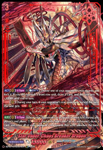 Star-vader, Chaos Breaker Dragon [D-Format] DZ-BT15/SEC04EN