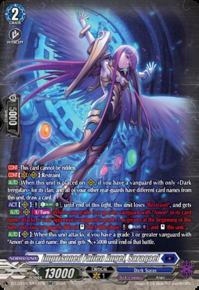 Imprisoned Fallen Angel, Saraqael [D-Format] DZ-BT15/SR14EN