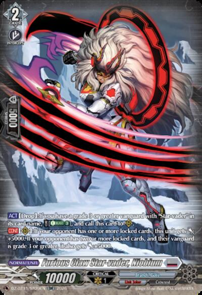 Furious Claw Star-vader, Niobium [D-Format] DZ-BT15/SR20EN