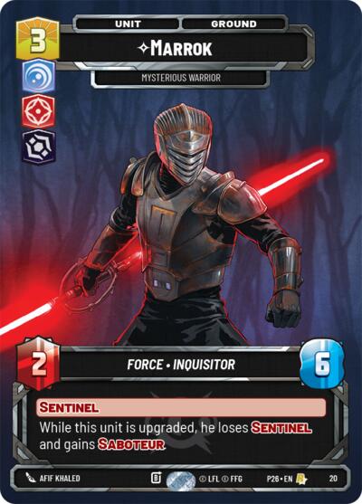 Marrok, Mysterious Warrior — Ashes of the Empire: Extras: Hyperspace