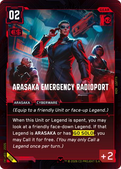 Arasaka Emergency Radioport 006