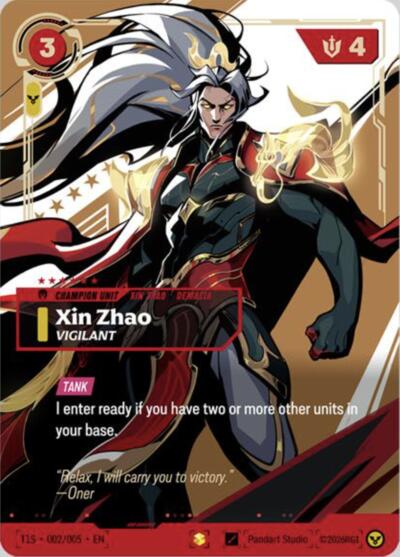 Xin Zhao, Vigilant T1S 002/005