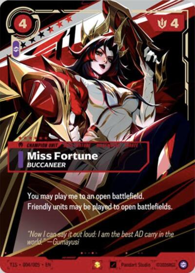 Miss Fortune, Buccaneer T1S 004/005