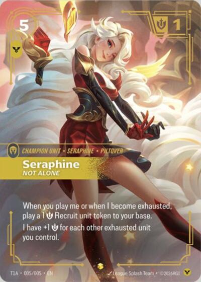 Seraphine, Not Alone T1A 005/005