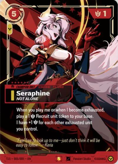 Seraphine, Not Alone T1S 005/005