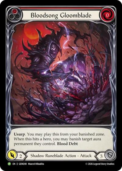 Bloodsong Gloomblade 