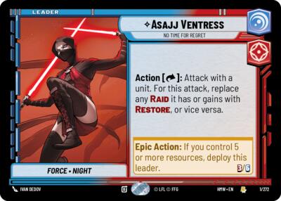 Asajj Ventress, No Time For Regret 