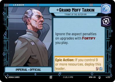 Grand Moff Tarkin, Tyrant of the Outer Rim 
