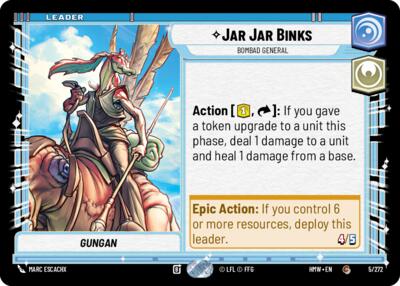 Jar Jar Binks, Bombad General 