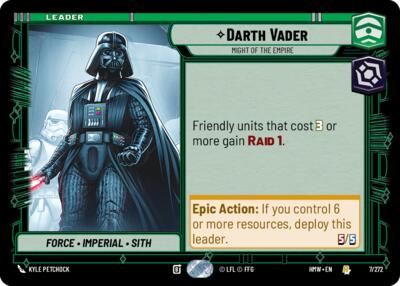 Darth Vader, Might of the Empire 