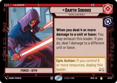 Darth Sidious, There Is No Mercy 