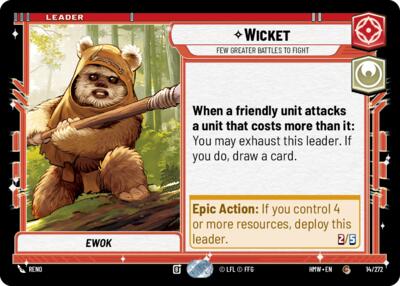 Wicket, Few Greater Battles to Fight 