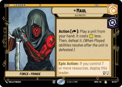 Maul, Old Master 