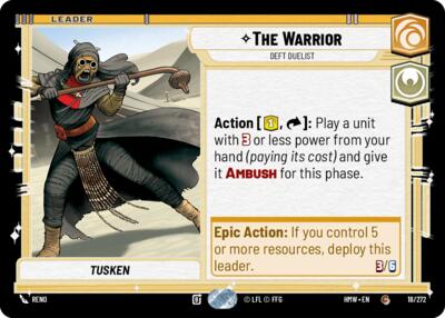 The Warrior, Deft Duelist 