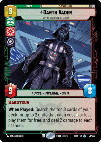Darth Vader, Any Methods Necessary 