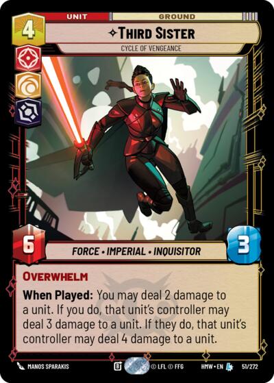 Third Sister, Cycle of Vengeance 