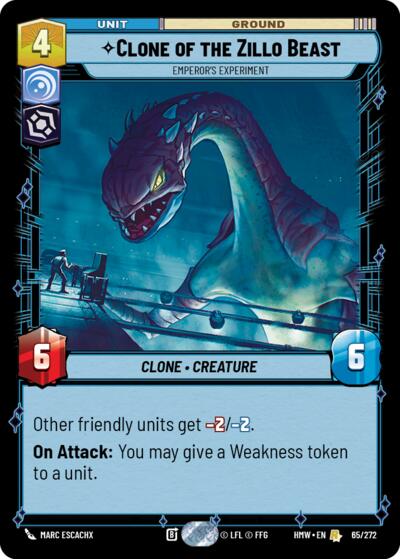 Clone of the Zillo Beast, Emperor's Experiment 
